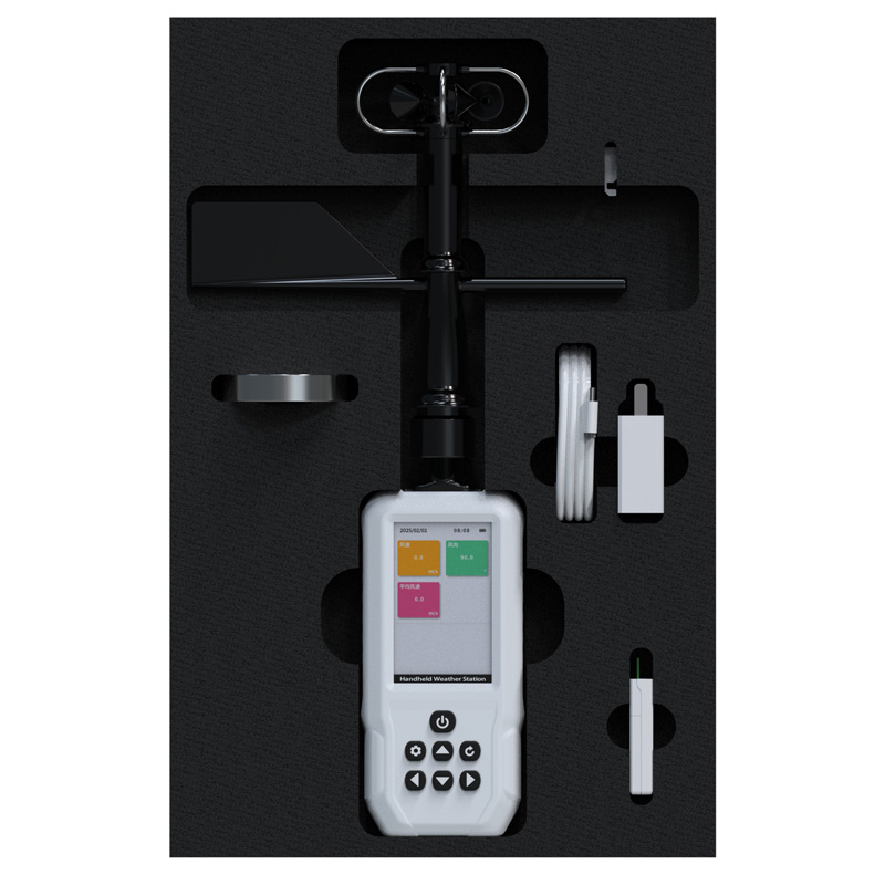 Estación meteorológica portátil Three Elements Caja completa de accesorios