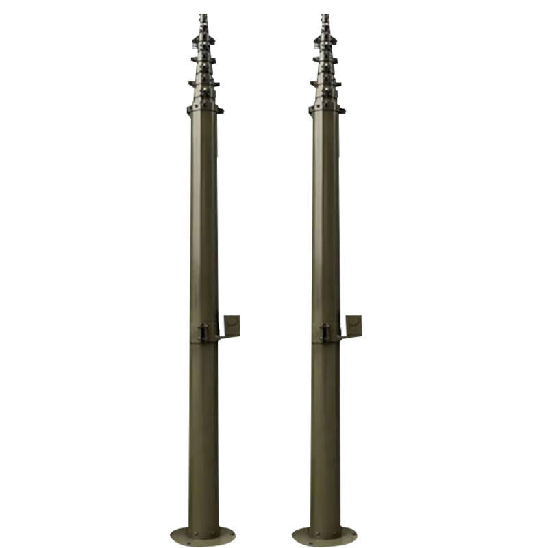 Pararrayos móvil de elevación manual