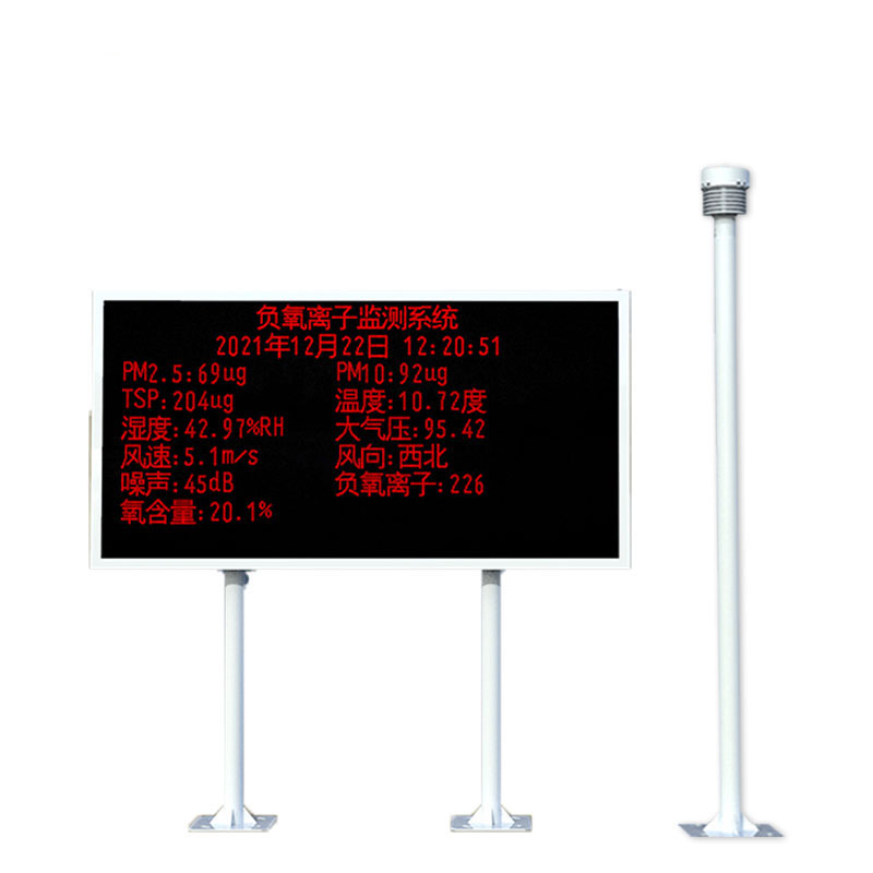 Estación de monitoreo de iones negativos de oxígeno