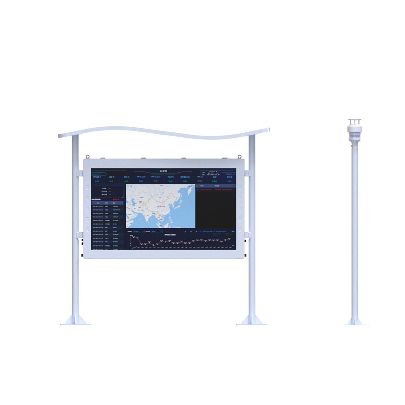 Sistema de monitoreo de iones negativos de oxígeno