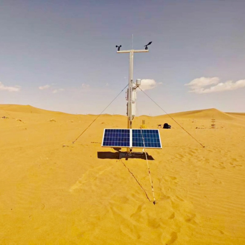 Estación meteorológica automática para erosión eólica